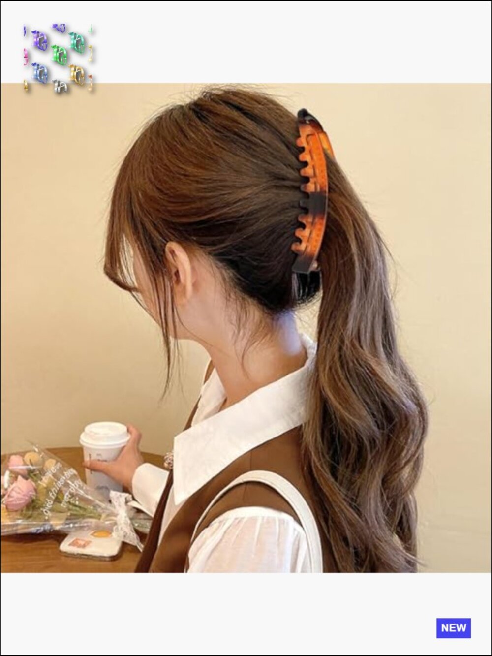 21pcs Banana Hair Clips Set Strong Hold Workout Thick Hair Volumizing Claw - Picture 5 of 6